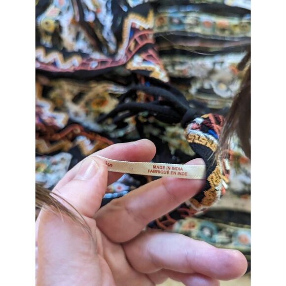 free people dance magic sheer chiffon tunic dress no slip sz s euc - Picture 5 of 8